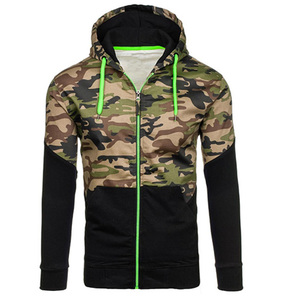 Sudadera con capucha estilo camuflaje para hombre al por mayor - Product Image 2