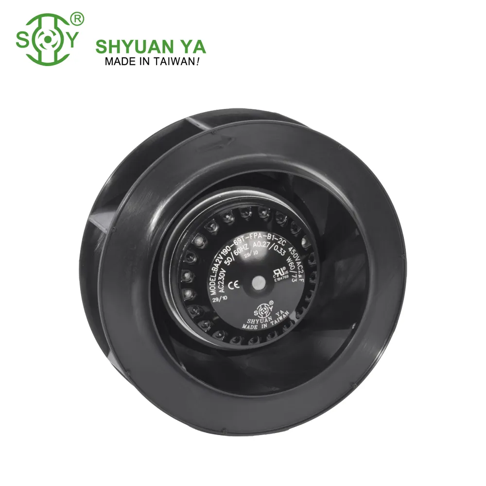 190x69mm 230v 115v ac external rotor fan motor