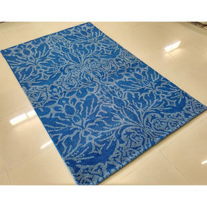 พรมผ้าไหมไม้ไผ่ธรรมชาติสุดหรูพรมปูพื้นแบบผูกมือแบบนามธรรมกันลื่น - Product Image 1