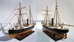 POLARRIS modelo histórico de madera barco rango de edad 5 a 7 años alto modelo de madera - Product Image 4