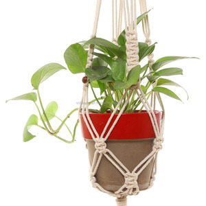 Colgador de Macramé para Plantas, Estilo Boho, Hecho a Mano - Product Image 2