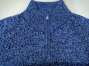 Jersey de punto clásico de marca OEM para hombre, Jersey de manga larga con cuello y cremallera, suéter de invierno de ajuste Regular transpirable anticontracción - Product Image 4