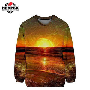 Venta al por mayor de los hombres de diseño único de talla grande sudadera de invierno de gran tamaño de pantalla larga impresa XS 6XL tamaños sublimados Sudadera con capucha de lana - Product Image 5
