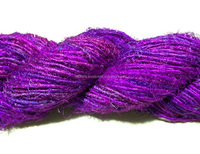 Fil de Soie 100% Recyclé de Haute Qualité, Teint, Écologique, Certifié ISO, Personnalisable, Filé à la Main, Fait Main, Broderie, Tricotage Manuel