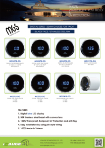 52mm azul Led pantalla Digital tanque medidor de nivel - Product Image 6