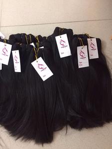 Cheveux vierges vietnamiens de 14 pouces, style raide, qualité Remy, naturels, directement de l'usine # Cheveux humains Ivirgo 1b 100g - Product Image 3