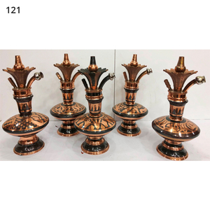 Lotas Luxury Mini Hookah Jarrón de latón con técnica de laca Diseño faraónico para compra a granel - Product Image 1