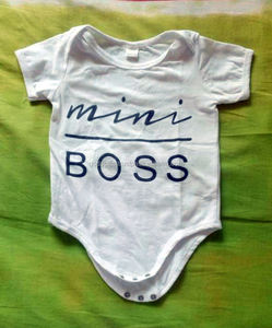 Mameluco con estampado de algodón orgánico personalizado OEM, ropa Unisex para bebé recién nacido, mono de punto de Bambú - Product Image 2