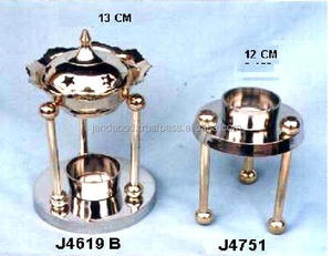 Cast Brass Indian Perfume Diffuser Polished Finish Metal Brass Perfume Diffuser Mirror Polished - Product Image 2