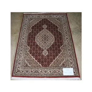Mahi Tabrez Mahi Bidjar Berkualitas Tinggi Karpet Simpul Tangan Indo Persia Sangat Lembut untuk Dijual dengan Harga Termurah