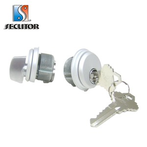 Cilindro de mortaja para puerta de escaparate, Pulgar de zinc apto para Adams Rite - Product Image 1
