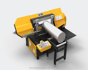 SEMI-AUTOMATIC MITER CUTTING - DOUBLE SIDE EBM 2DS 350 BANDSAW - Product Image 1