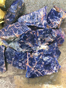 ที่มีคุณภาพสูงธรรมชาติสีฟ้าแจสเปอร์ Sodalite หยาบ - Product Image 5