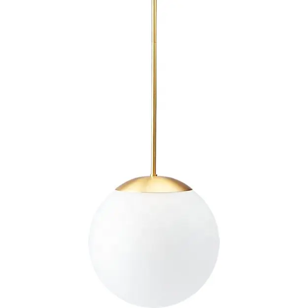 Creativo Disegno della Parte Superiore della Sfera di Vetro Paralume E27 Globe Lampadine New Indoor Luce Del Pendente