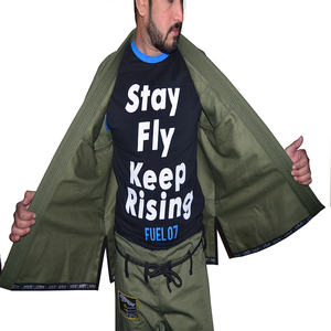 Kimono de Jiu-Jitsu Brasileño Verde 2022, Tejido Pearl Weave de 450 g/m² con Pantalón Ripstop - Product Image 3