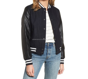 Vente en gros de veste polaire de baseball vierge personnalisée de haute qualité à la mode pour femmes et filles produit fini respirant - Product Image 2