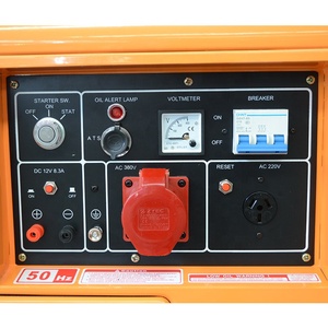 <span class=keywords><strong>KEYPOWER</strong></span> tipo abierto 3 Fase Diesel 5 kw generador portátil grupo electrógeno para venta - Product Image 5