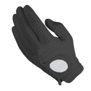 Gant de golf en cuir Cabretta Budi Makmur GGFL de haute qualité avec logo personnalisé en noir - Product Image 1