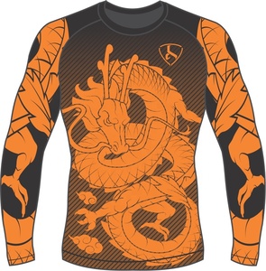 MMA BJJ เสื้อรัดรูปแขนยาวสำหรับผู้ชาย,กันผื่นแขนยาว - Product Image 5
