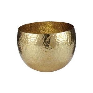 Floreros Grandes de Estilo Moderno para Decoración del Hogar o Bodas, Artículo Decorativo con Acabado Dorado, Floreros de Diseño de Metal de Aluminio - Product Image 2