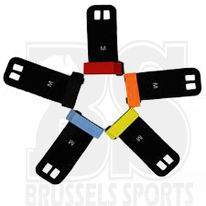 Poignée en cuir de gymnastique populaire, 2 pièces, haltérophilie, musculation, Logo personnalisé, couleur noire - Product Image 4