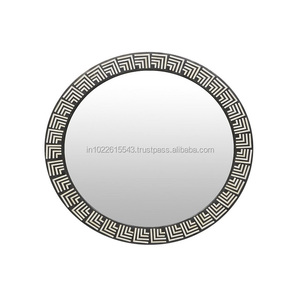 Marco de espejo con incrustaciones de hueso de diseño especial - Product Image 4