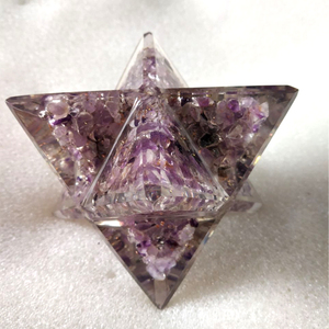 Orgone Amethyst Merkaba Star Healing Gemstone Products Store - Product Image 1