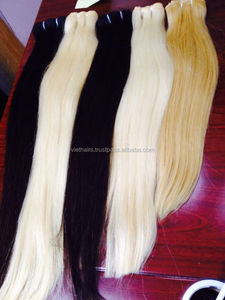 Extensions de cheveux humains Remy de qualité vietnamienne Style droit Couleur en vrac #60 et #613 pour le style - Product Image 2