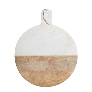 Tabla de Cortar de Madera y Mármol de Lujo para Verduras, Uso en Cocina, Grado Alimenticio, Ecológica, Resistente - Product Image 1