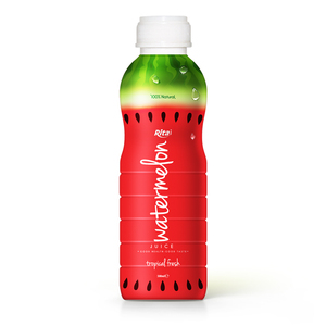 Jugo de Sandía 100% Puro NFC Marca RITA, Botella de PP de 500 ml, Etiqueta de Diseño Libre, Bebida Concentrada de Fruta Refrescante, Saborizante OEM - Product Image 1