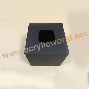 Boîte à serviettes en acrylique, fourniture d'usine, hôtel, boîte à cubes en acrylique noir, boîte à mouchoirs en acrylique - Product Image 3