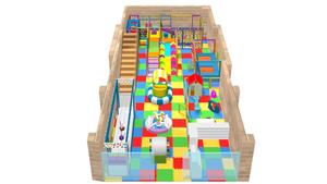 สนามเด็กเล่นในร่มดีไซน์กำหนดเองขนาด160ตารางเมตร - Product Image 2