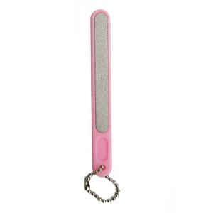 Lima de uñas profesional de Metal, lima de uñas de cristal de un solo lado con logotipo personalizado, herramienta de cuidado de manicura y pedicura, venta al por mayor - Product Image 2