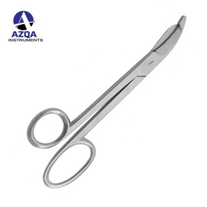Tijeras Lister de Acero Inoxidable de 11 cm, Tijeras Médicas Desechables con Mango de Plástico para Primeros Auxilios y Uso Quirúrgico - Product Image 3