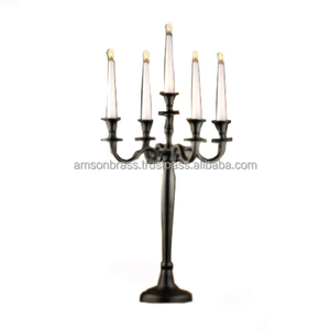 Durable Multifunctional Use <b>Dinner</b> Metal <b>Candle</b> Holders Unique Shape Silver Finishes <b>Candle</b> Stand for Home Decor <b>Candle</b> Holder - Product Image 2