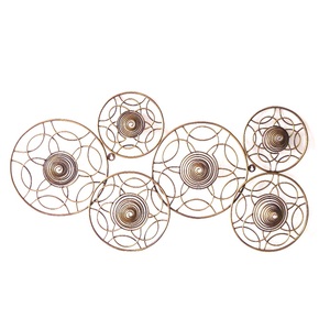 Plateau antique décoratif en cuivre rond, Art mural en métal pour la décoration de la maison, hôtel, Restaurant - Product Image 6