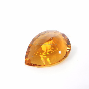 Citrino amarillo de la mejor calidad (7,25) 16x12mm Pera Laser Cut Cts Piedra preciosa suelta - Product Image 3