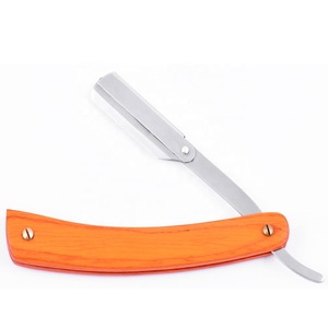 Rasoir en bois professionnel à lame unique rose, 1 pièce, pour le rasage et la barbe - Product Image 2