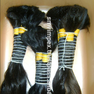 Cabello humano a granel sin proceso químico, cutícula completa, cabello remy 100% virgen indio puro a granel, venta al por mayor - Product Image 4