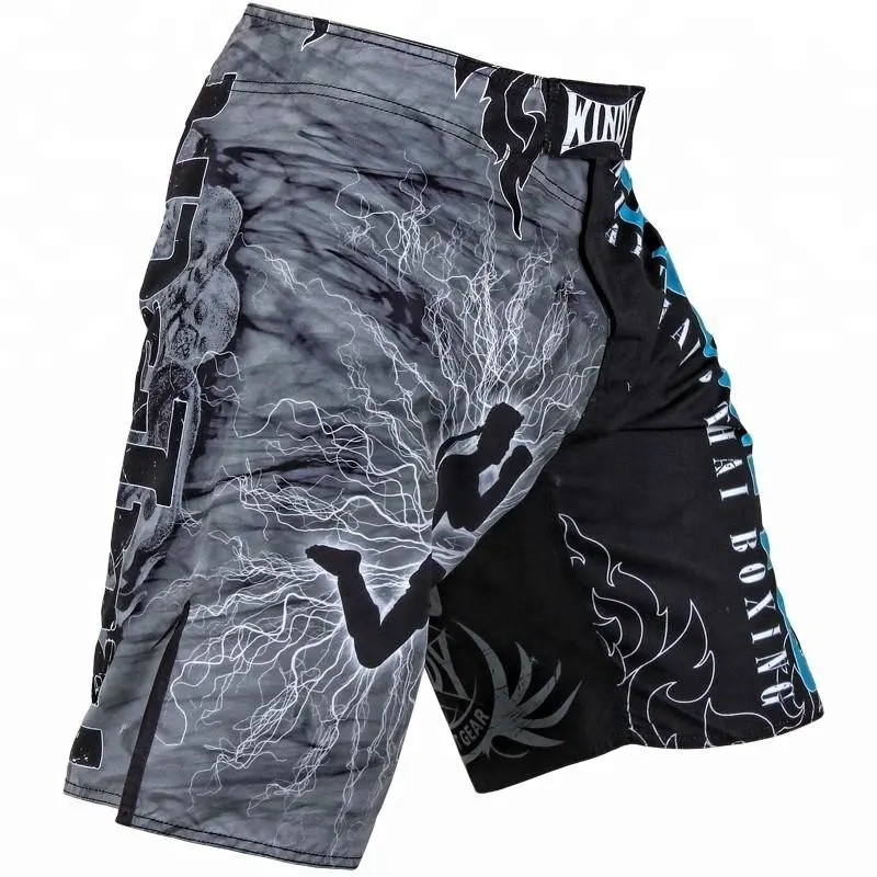 4 way stretch 100% Polyester Fight Shorts MMA Shorts