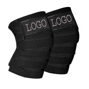 Rodilleras ajustables ligeras antideslizantes elásticas suaves resistentes de calidad superior/entrenamiento de rodilla de levantamiento de pesas personalizado - Product Image 2