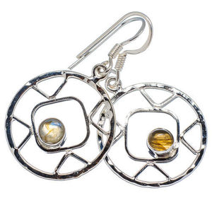 Hermosa Plata de Ley 925 forma de ancla Multi fuego labradorita piedra preciosa gota mujeres OEM ODM declaración joyería para regalo de fiesta - Product Image 1