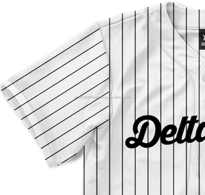 Maillot de baseball pour hommes, vierge en noir ou blanc, nouveau design, vente en gros, collection 2019 - Product Image 6