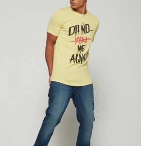 T-shirt décontracté pour homme à manches courtes en coton respirant, imprimé sérigraphié, poids du tissu 260 grammes - Product Image 5