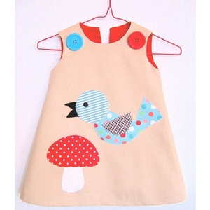 Nouveau été 100% coton bébé robes décontracté enfants robe avec bouton décoration droite Silhouette rose couleur pour bébé en inde - Product Image 2