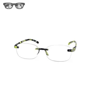 Nieuwe Randloze Stijl Taiwan Eyewear Fabrikant Beste Kwaliteit Pc Leesbril