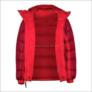 Manteau matelassé à capuche pour homme, vêtement d'hiver chaud, Logo personnalisé, coupe-vent, doudoune - Product Image 2