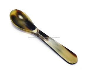 Cuillères en corne de citrouille faites à la main, faites à la main ou à la main avec vernis brillant et couleur naturelle de l'inde - Product Image 3