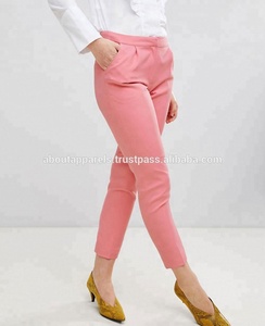 กางเกงคาร์โก้ผ้าแคนวาสเนื้อนุ่มหลากสีไซส์ใหญ่สำหรับผู้หญิงขายส่งราคาถูกสไตล์ทันสมัยเอวกลางติดกระดุมสำหรับฤดูร้อน - Product Image 2