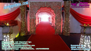 Décoration de porte d'entrée de mariage gujaratienne, décoration de porte d'entrée de mariage, ensemble de décoration de porte de mariage à vendre aux États-Unis - Product Image 6